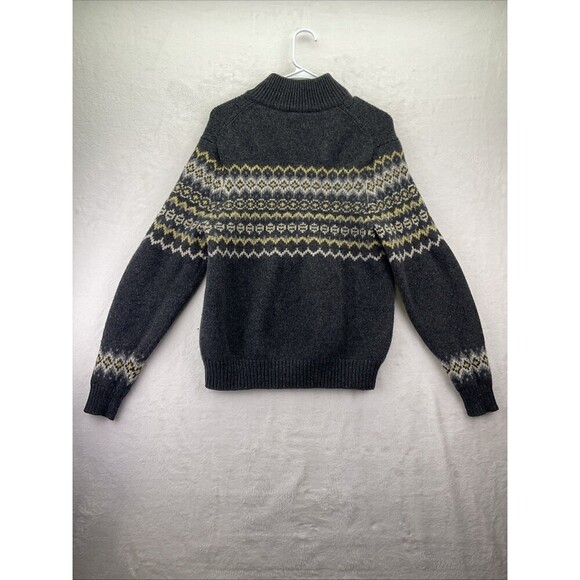 Brooks Brothers Handknit Lambswool 5 Button W/ Loop Mock Neck Medium - Picture 8 of 8